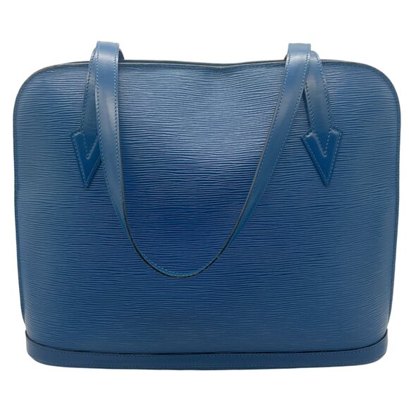 Louis Vuitton Blue Epi Lussac Shoulder Bag - Picture 3 of 11